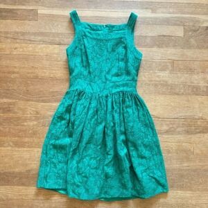 Blue Fit and Flare Sleeveless Dress for Weddings